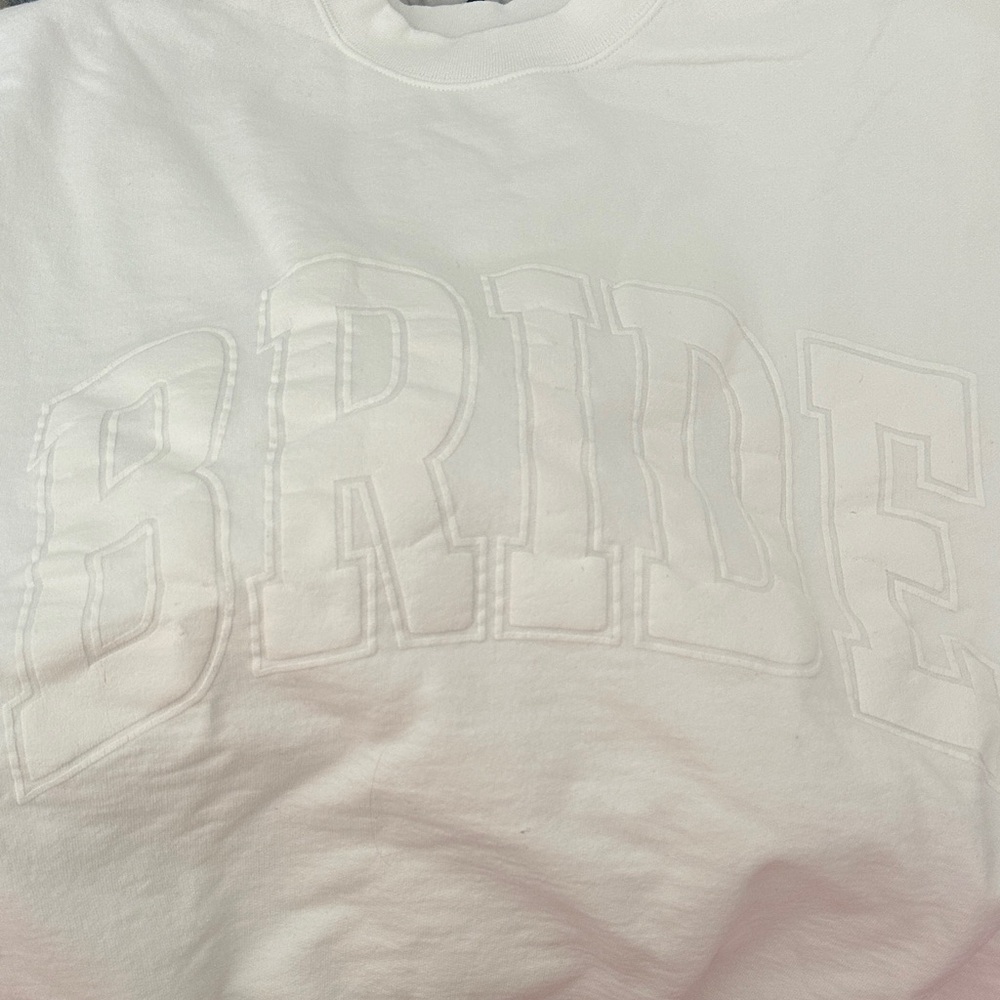 The Bar White 'Bride' Sweatshirt